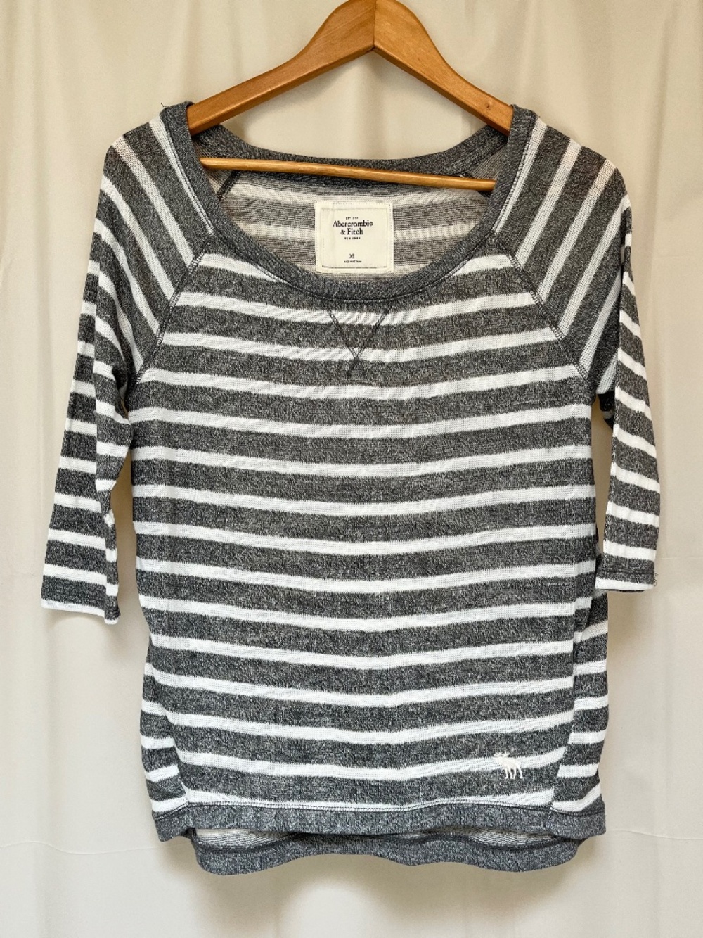Abercrombie & Fitch oversized striped top